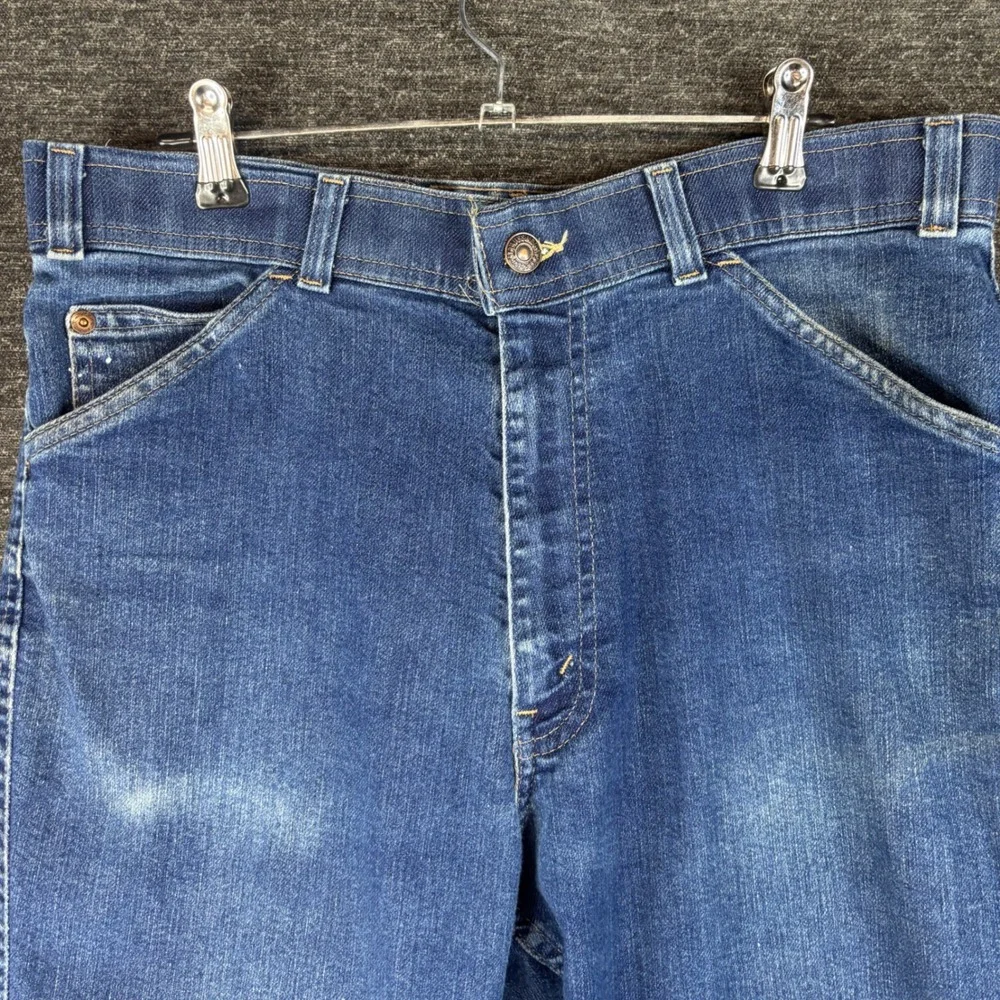 Vintage Levi's For Men Skosh More Room Orange Tab Jeans Blue 34x29 Streetwear